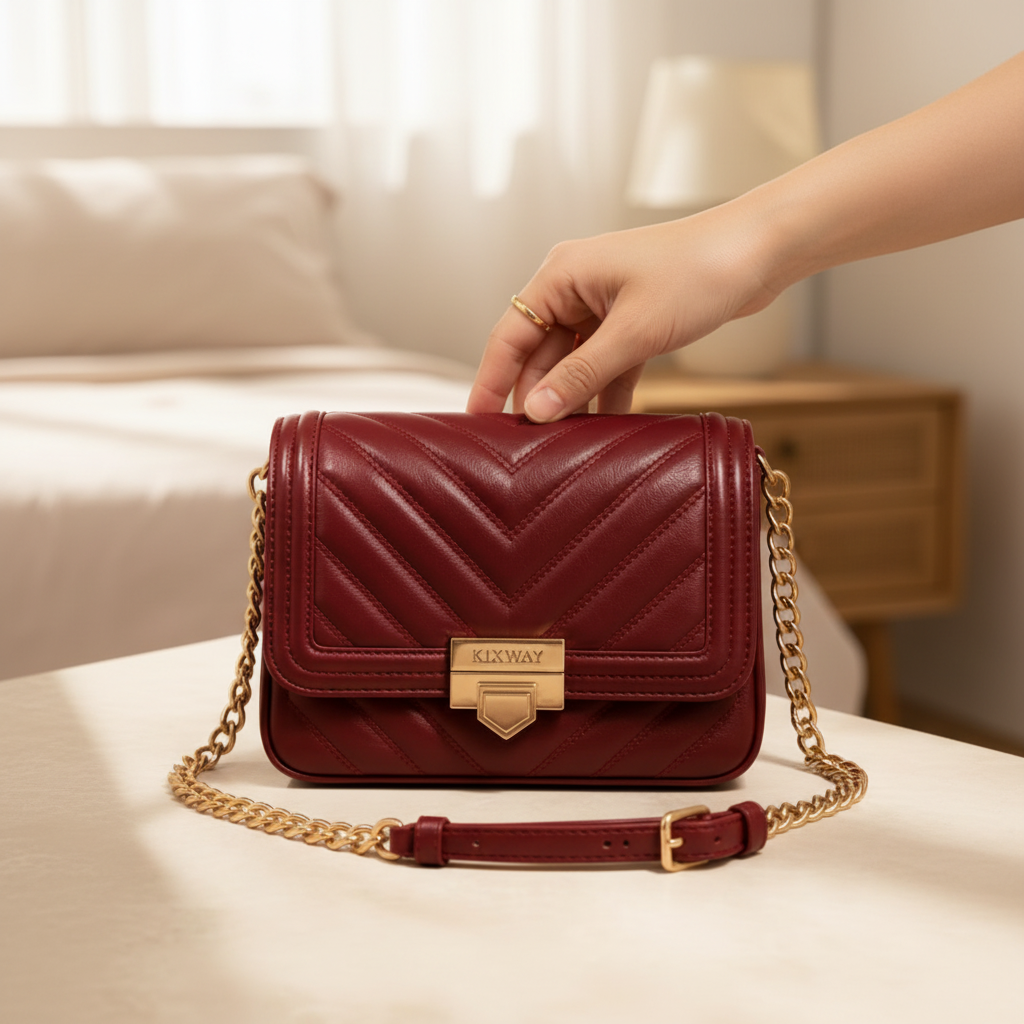 Vesper Chevron Crossbody