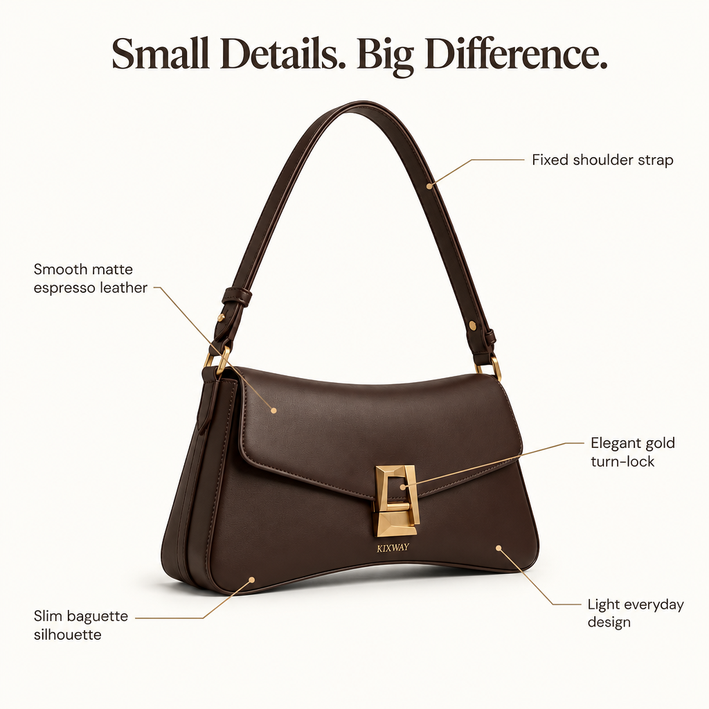 Reine Baguette Shoulder Bag
