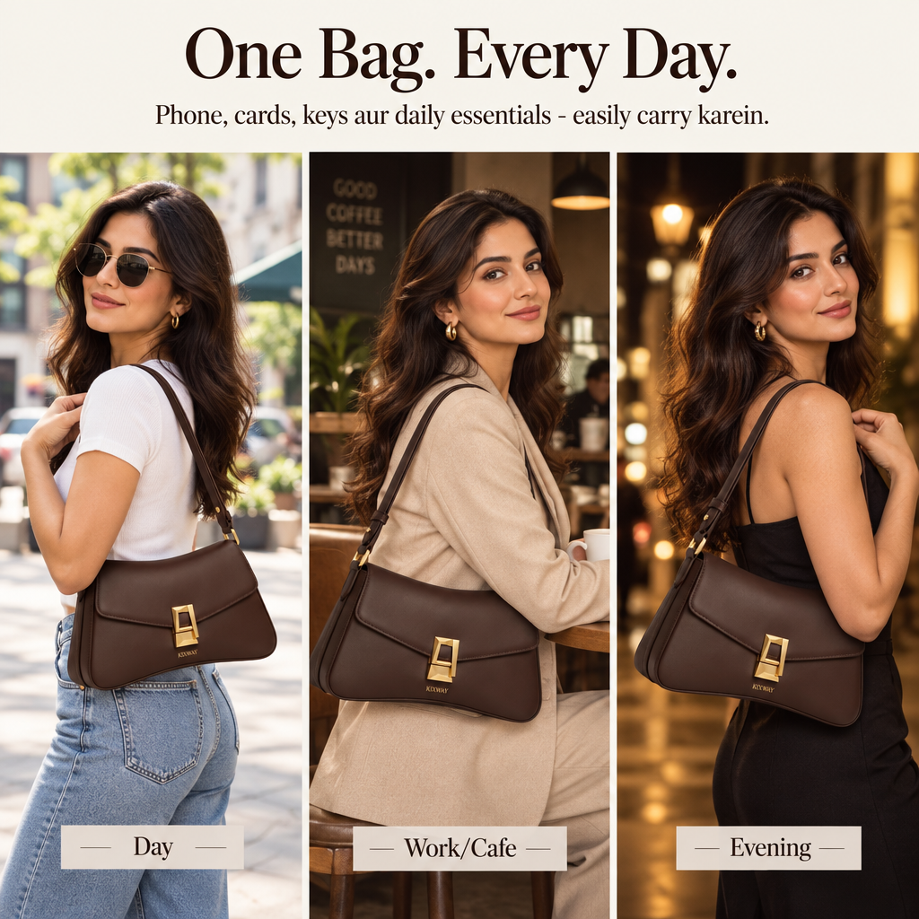 Reine Baguette Shoulder Bag