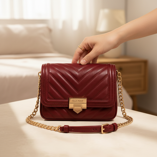 Vesper Chevron Crossbody